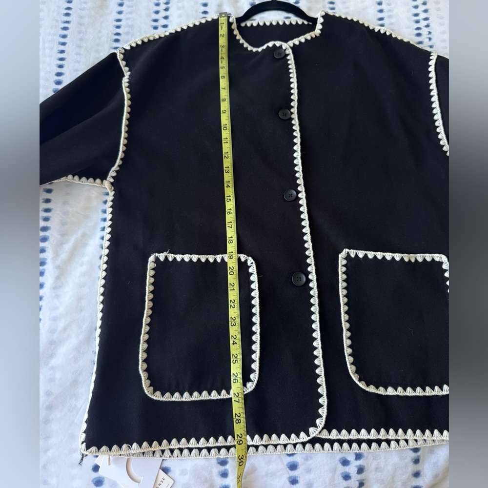 Commense Contrast Trim Jacket (just the jacket, no scarf) - Size L - Picture 16 of 16